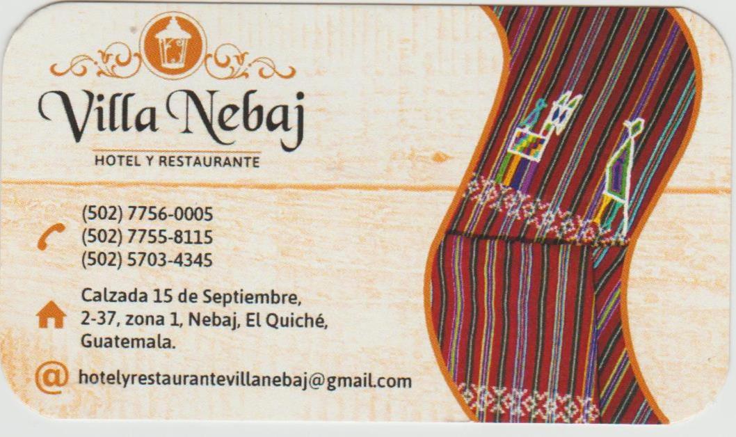Hotel Y Restaurante Villa Nebaj Ngoại thất bức ảnh